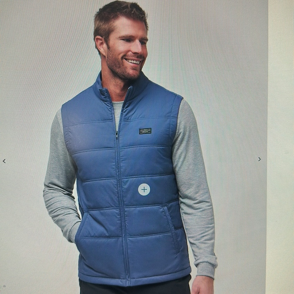TravisMathew Puffer Vest Men's Size L